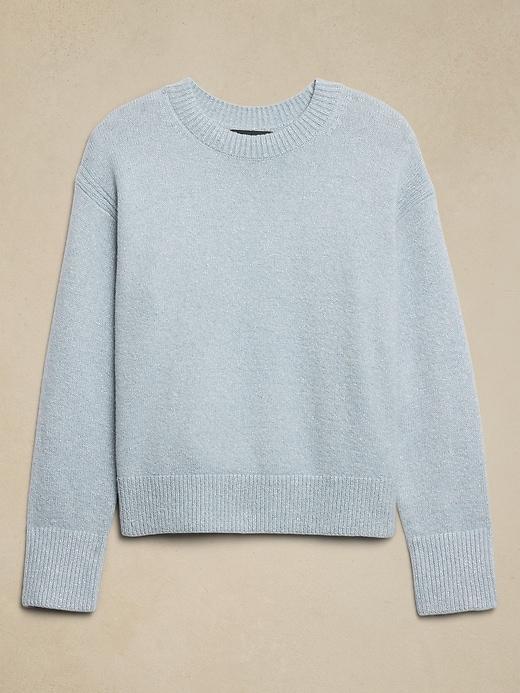 Cozy Shimmer Pullover Sweater Product Image