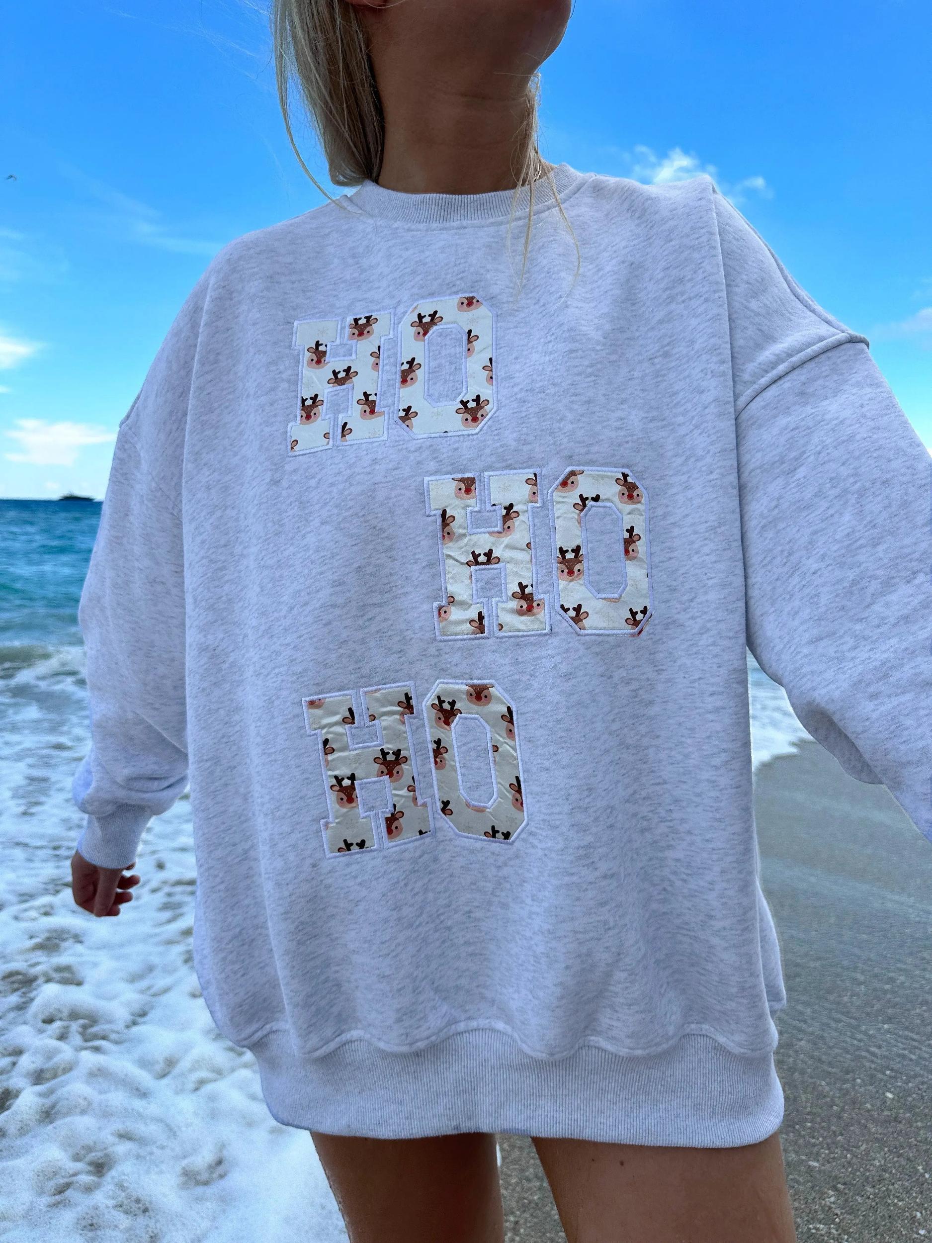 Cappuccino Reindeer Sweatshirt Product Image