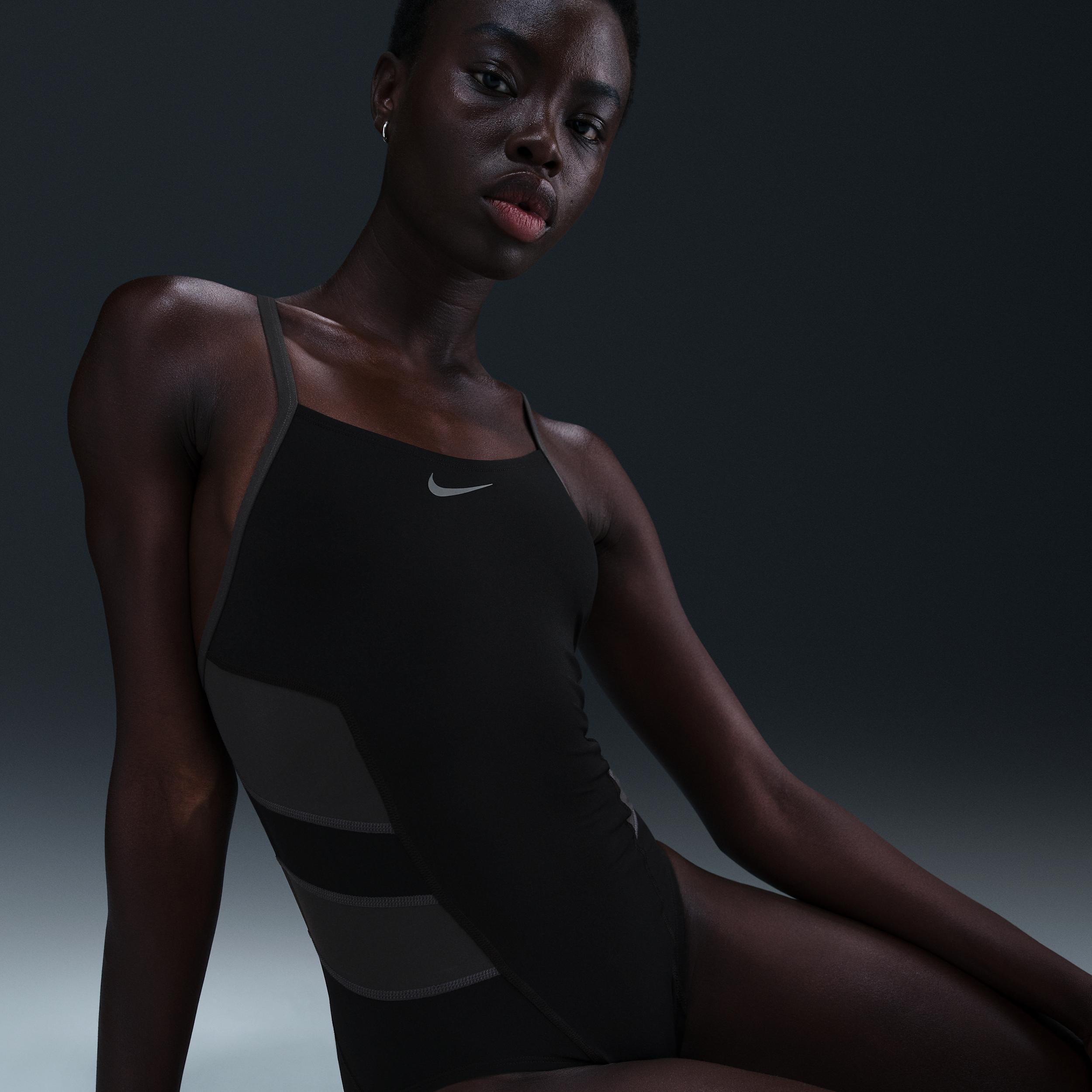 Nike Womens Swim HydraStrong Racerback One-Piece | NESSF026-001 Product Image