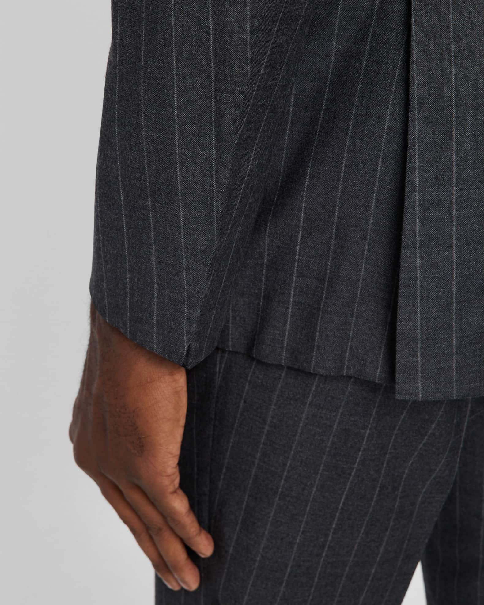 Men's Wool Pinstripe Two-Piece Suit Product Image