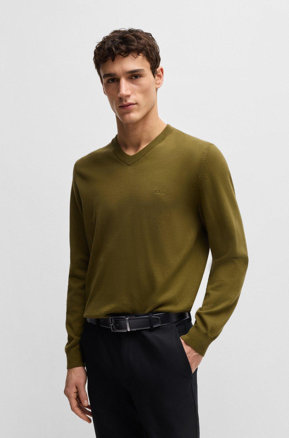 Reversible leather belt with logo keeper Product Image