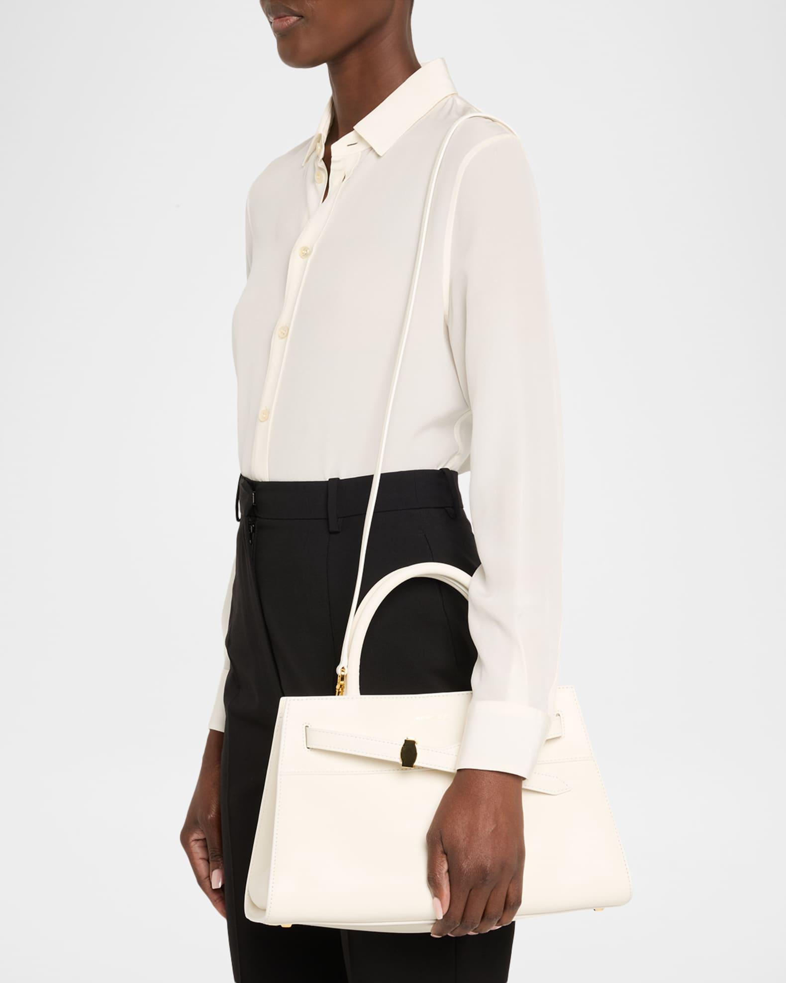 Dash Buckle Leather Crossbody Bag Product Image