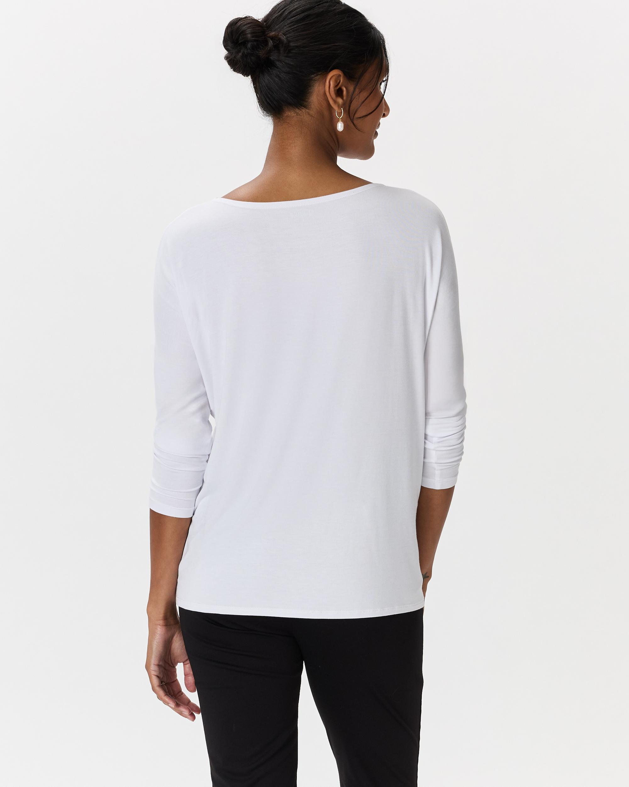 Quince | Women's Bamboo Jersey Maternity Long Sleeve T-Shirt Product Image