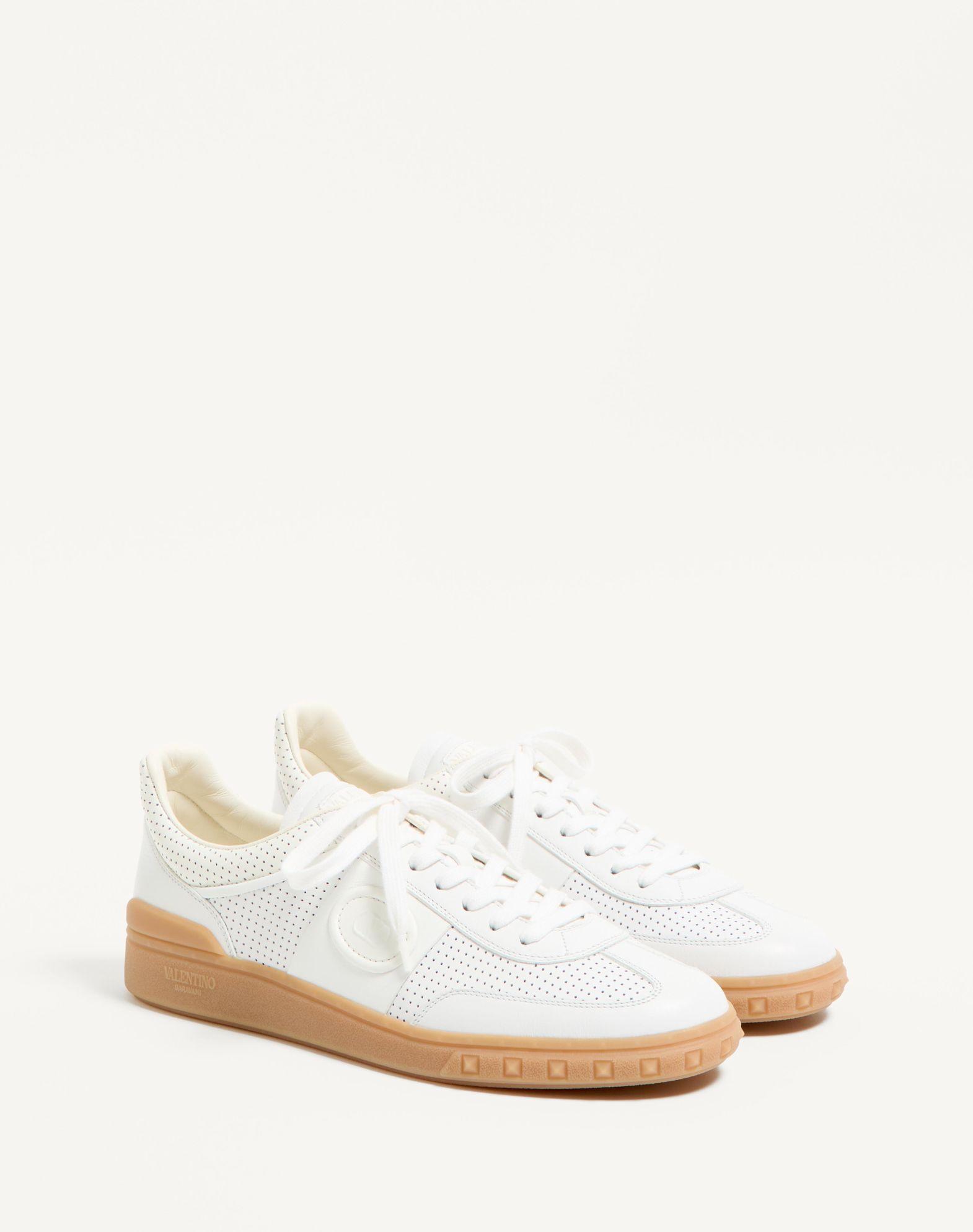 Upvillage Low-Top Sneaker In Perforated Nappa Leather Product Image