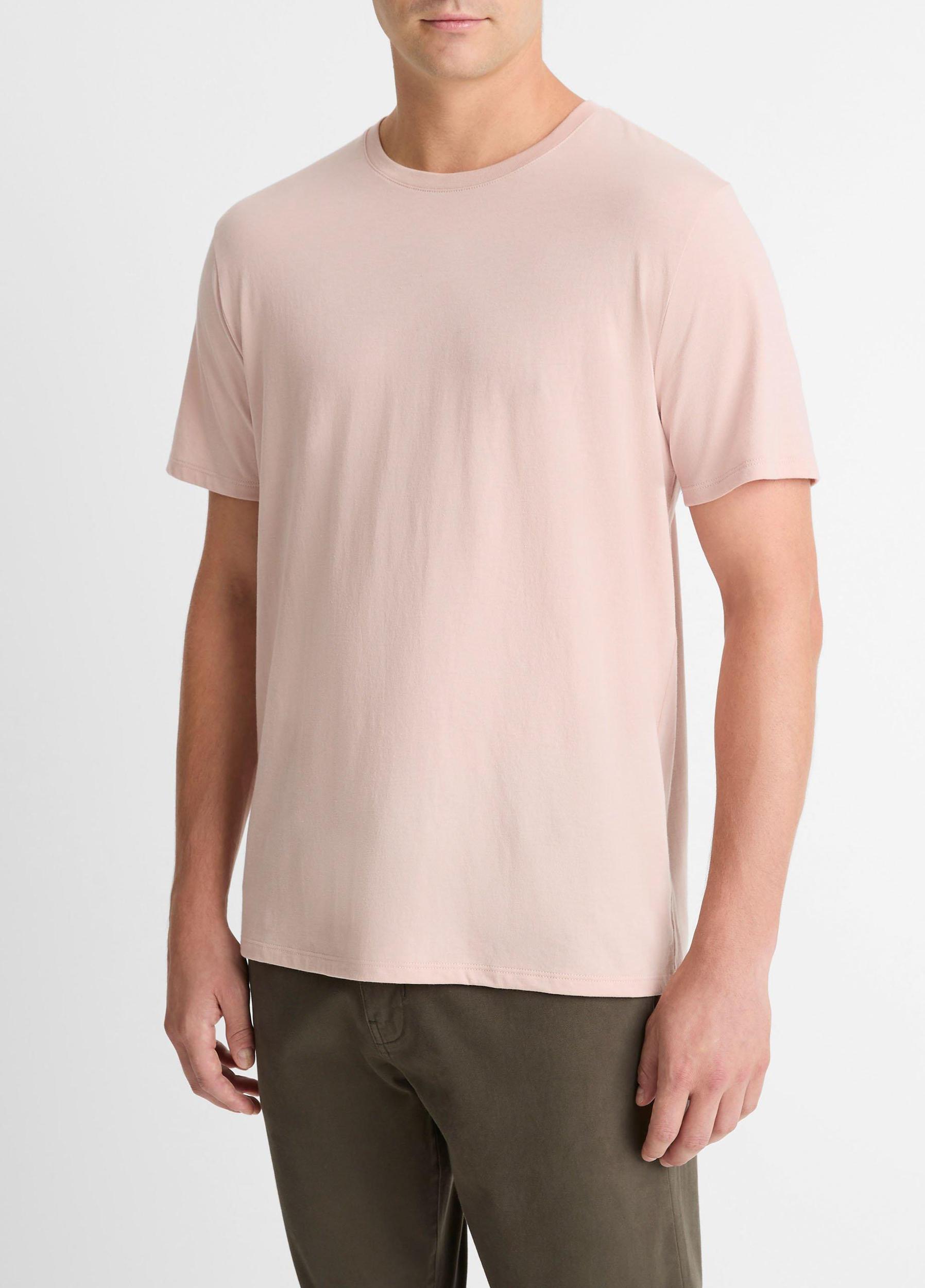 Pima Cotton Crew Neck T-Shirt Product Image