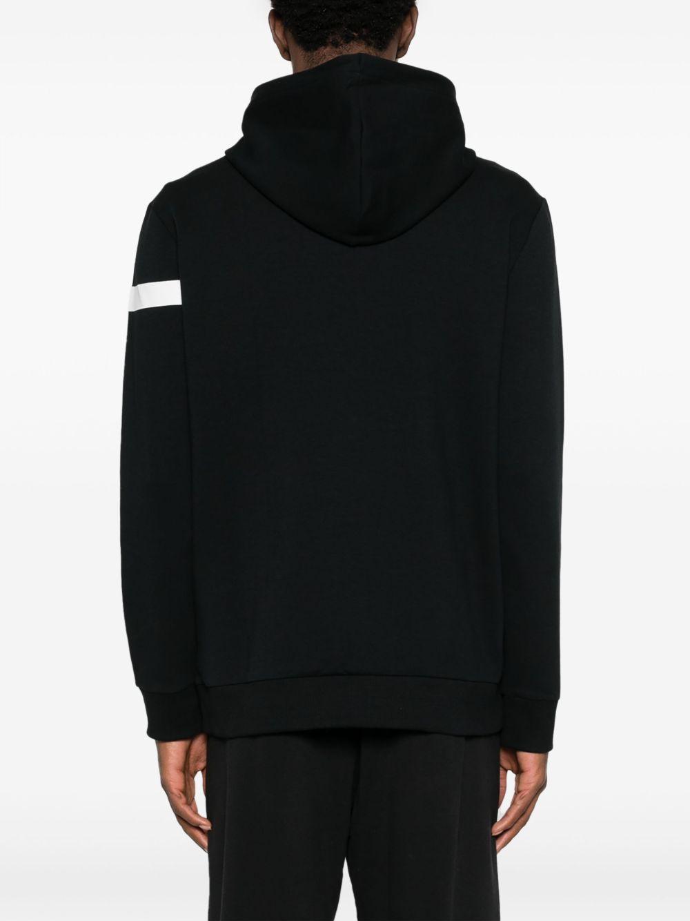 logo-print cotton blend hoodie Product Image