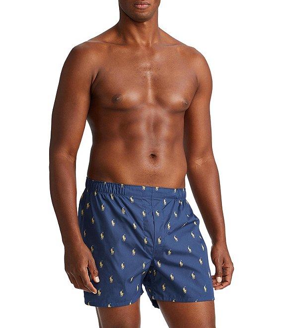Polo Ralph Lauren Classic Cotton Woven Assorted Boxers 5-Pack Product Image