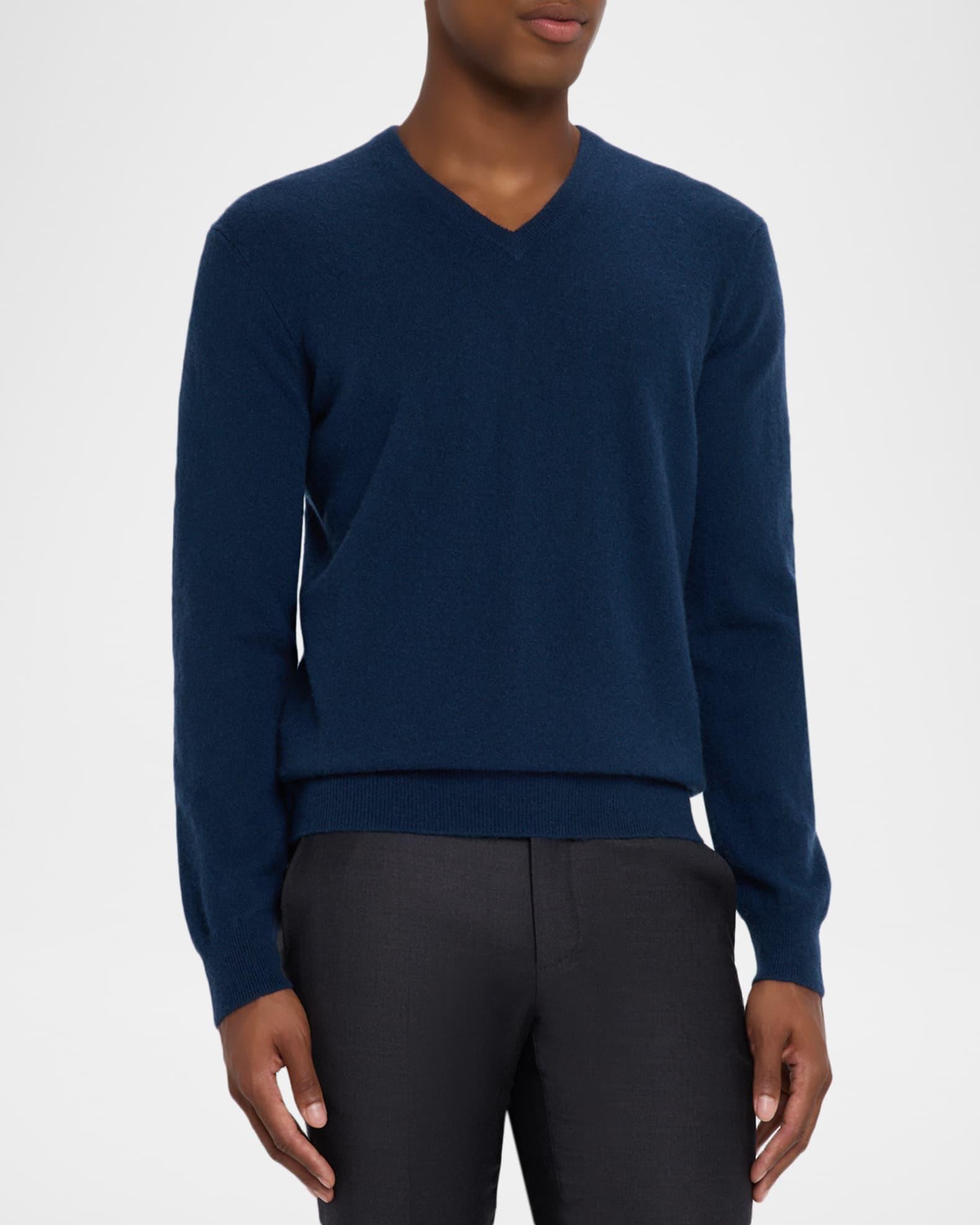 Men's Cashmere V-Neck Sweater Product Image