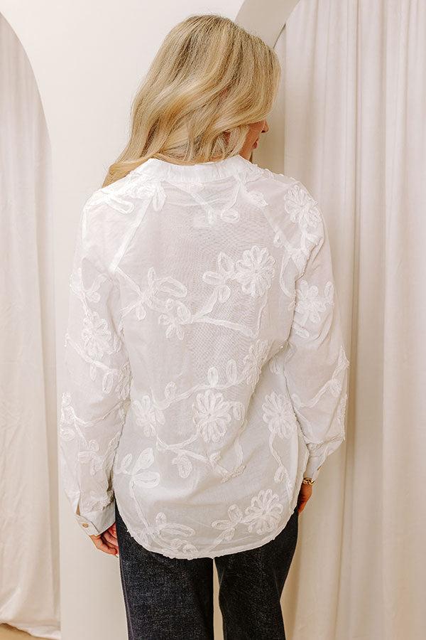 Coastal Cutie Embroidered Button Up Product Image