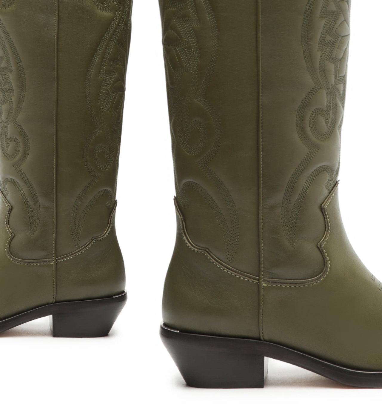 Zachy Up Leather Boot Female Product Image