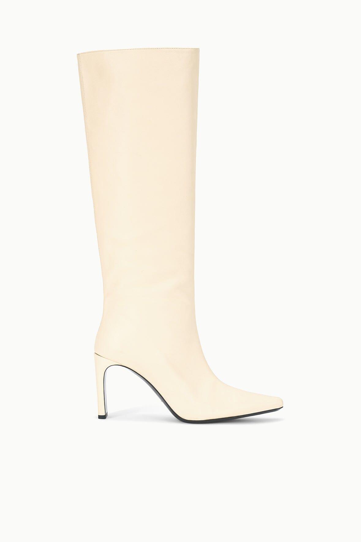 WALLY HIGH HEEL BOOT | CREAM Product Image