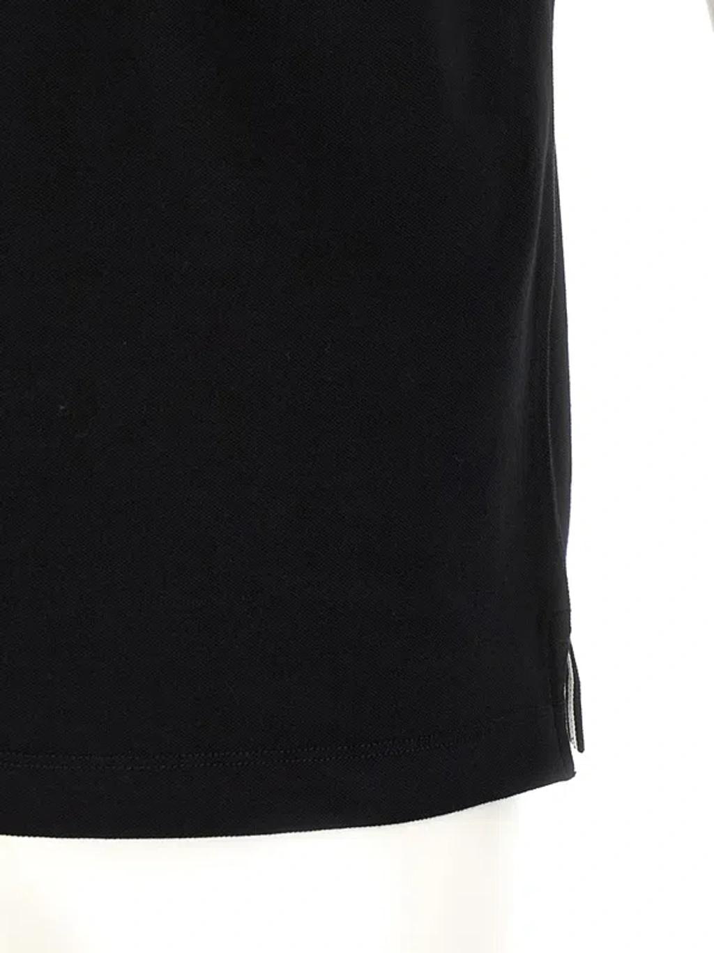 STONE ISLAND Mens Black Brand-patch Regular-fit Stretch-cotton Polo Shirt Xl Product Image