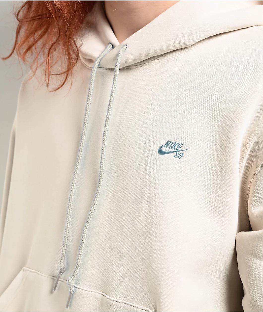 Nike SB Skate Light Orewood Brown Hoodie Product Image