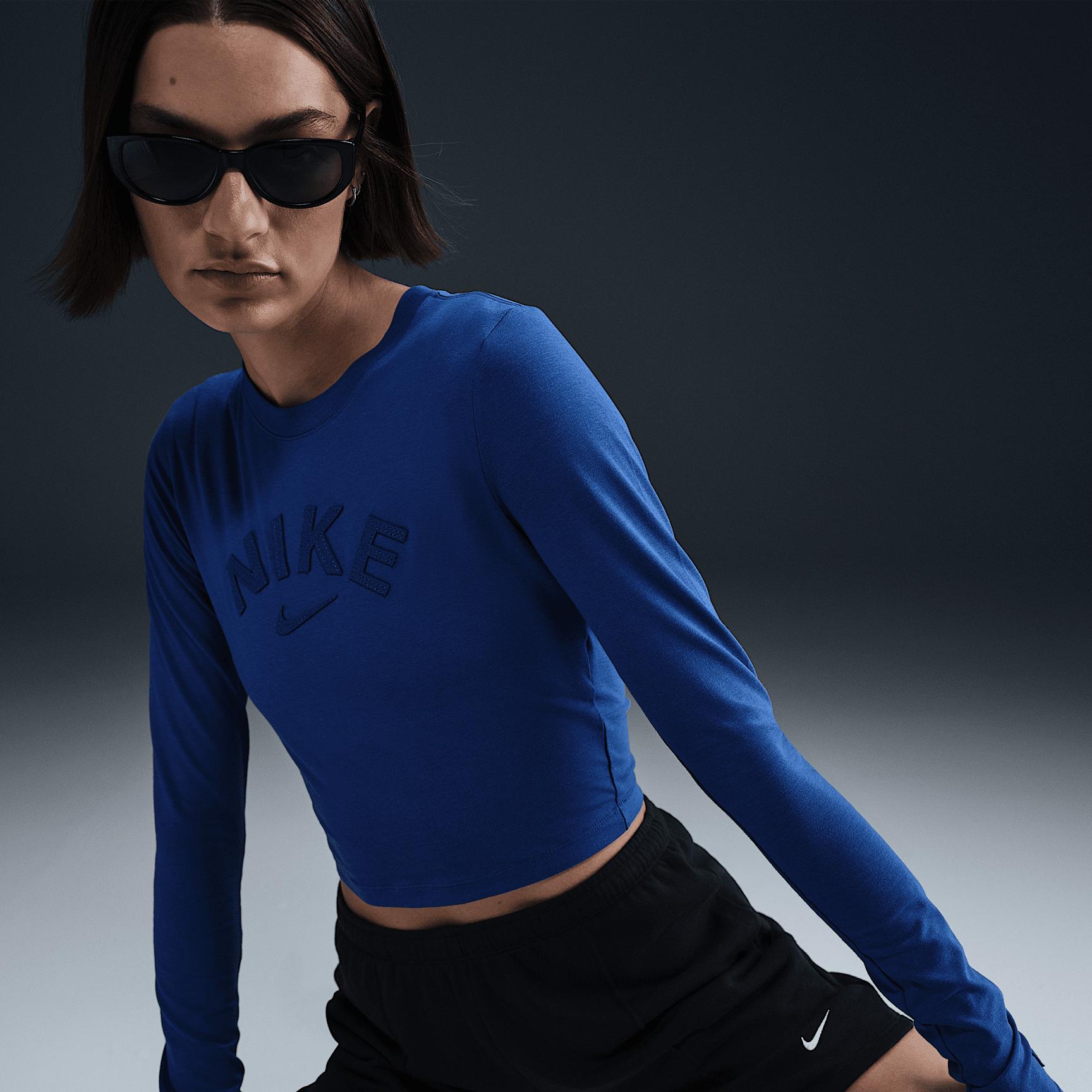 Nike Sportswear Chill Knit Women's Slim Cropped T-Shirt Product Image