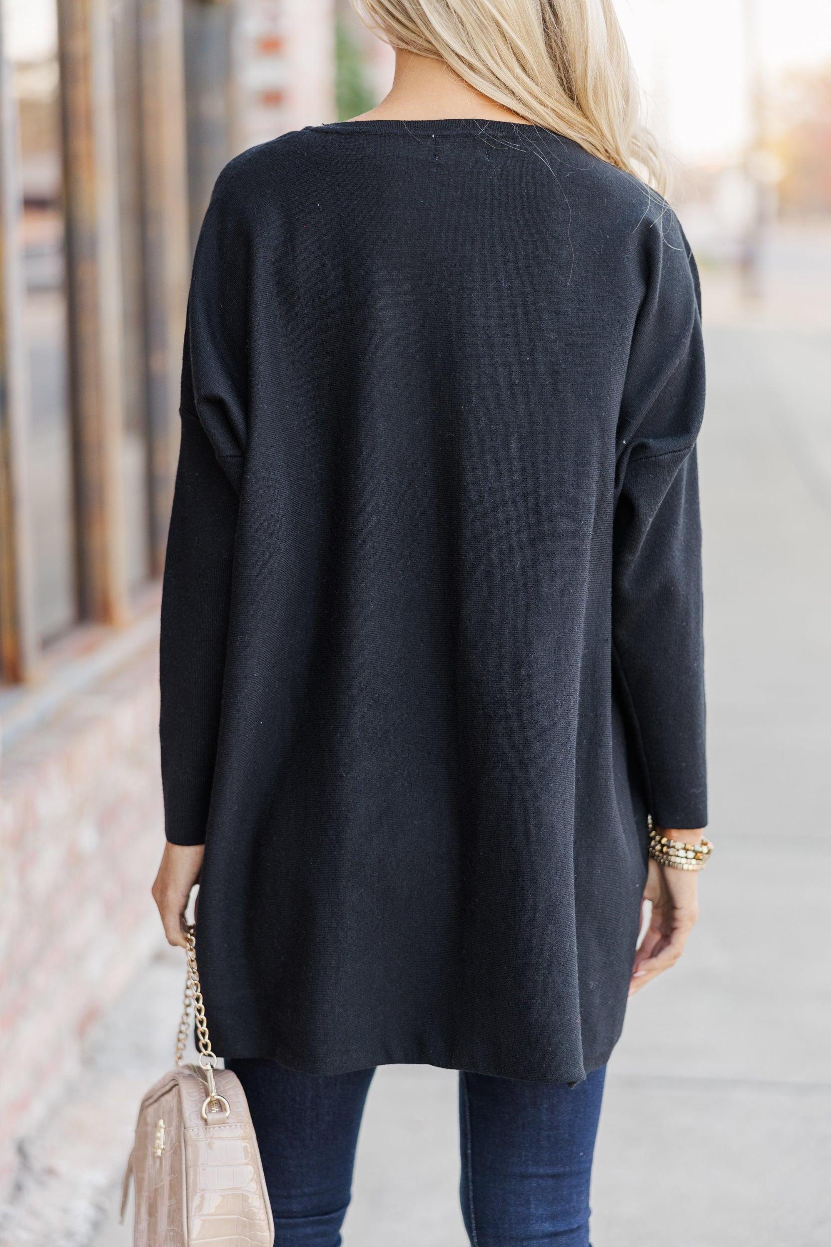 Loving My Life Black Pocket Tunic Female Product Image