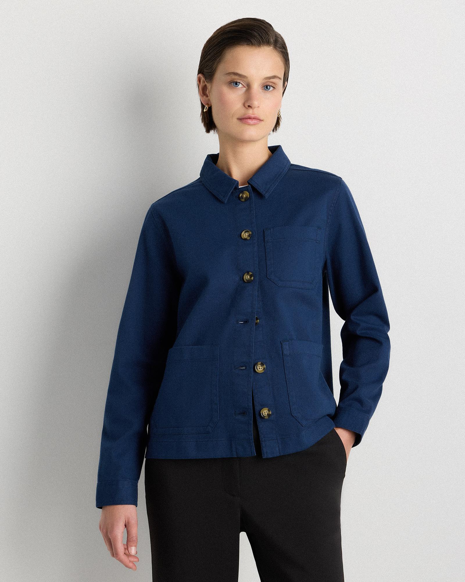 Quince | Women's Organic Comfort Stretch Chore Jacket Organic Cotton Product Image