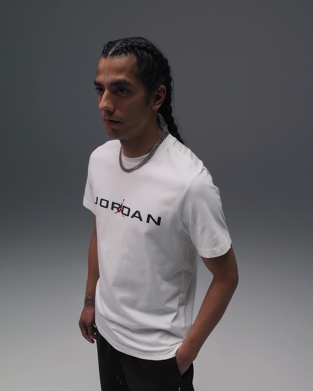 Mens Jordan Air T-Shirt | IB7353-101 Product Image