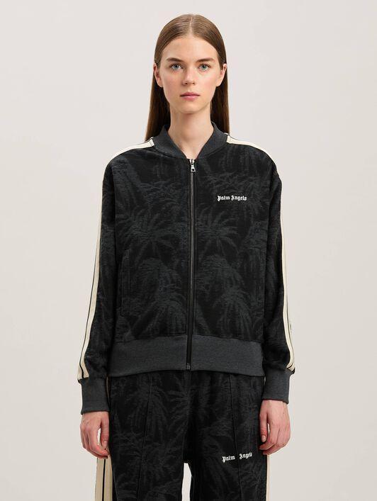 PALMS JACQUARD TRACK JKT BLACK - OFF WHI Product Image