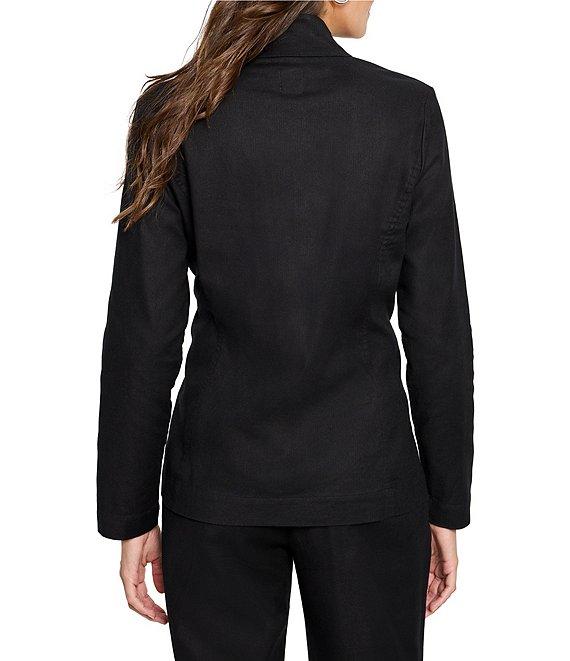 NIC + ZOE Ava Linen Notch Collar Long Sleeve Blazer Product Image