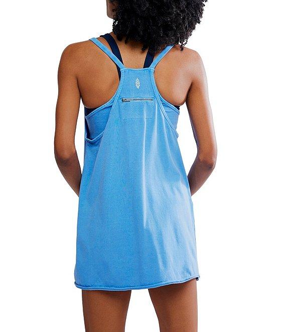 Free People FP Movement Hot Shot Scoop Neck Sleeveless Patch Pocket Mini Dress Product Image