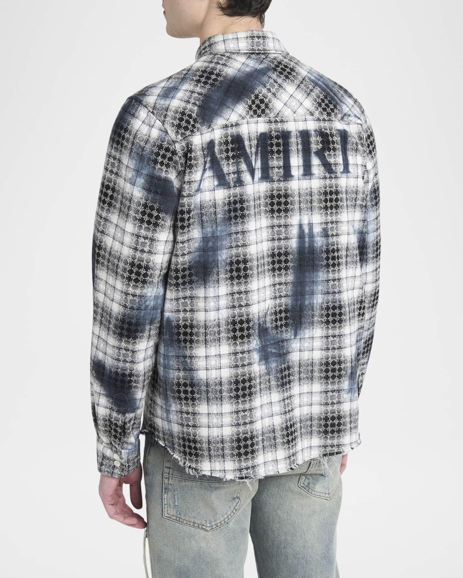 Men's MA Quad Bleached Plaid Flannel  Product Image