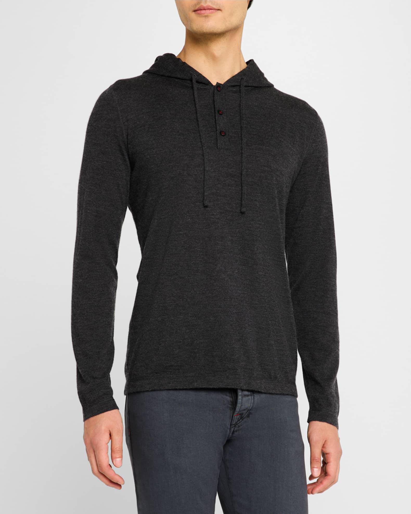 Men's Cashmere Hoodie Product Image