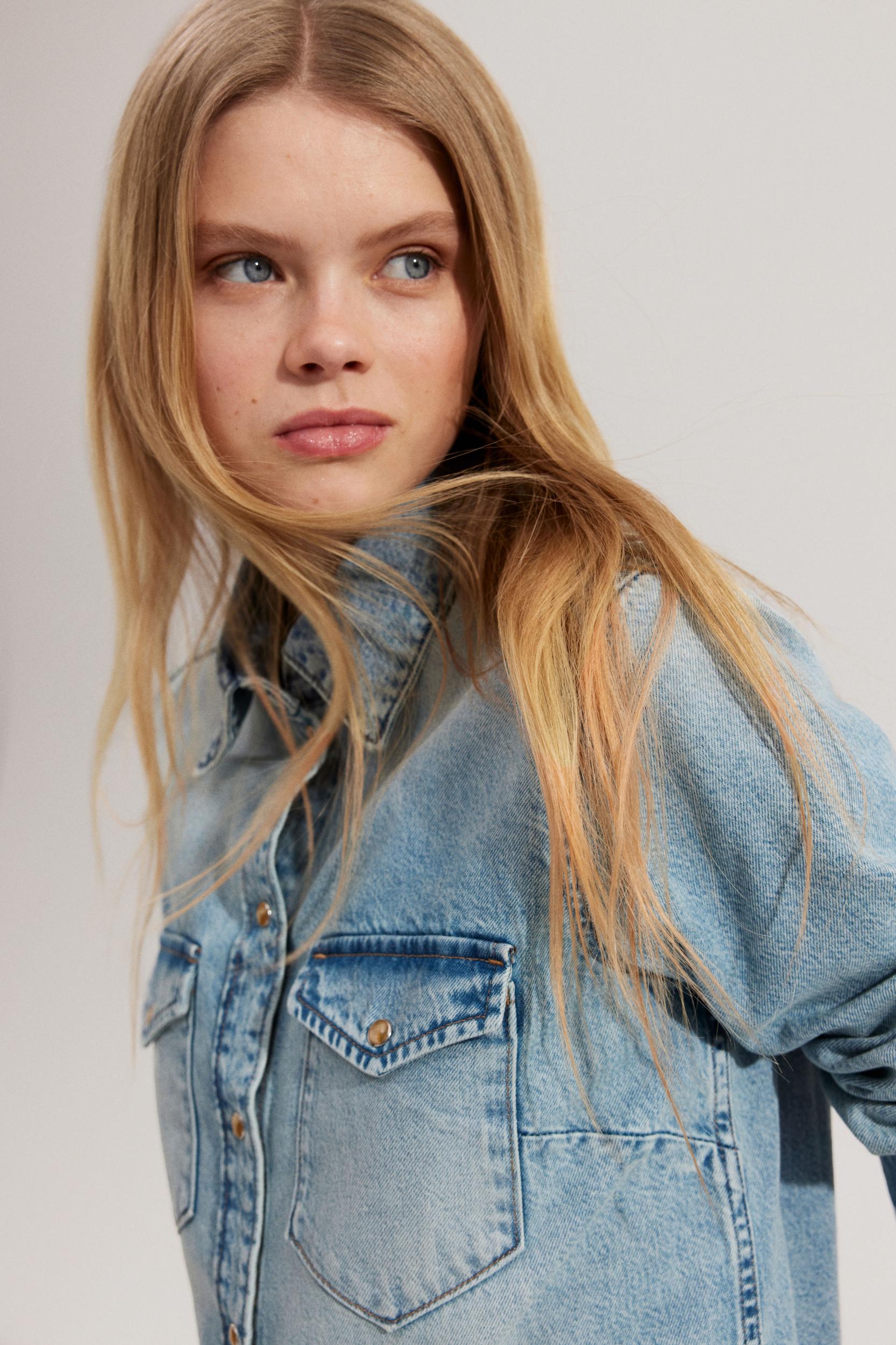 Denim Shirt Product Image