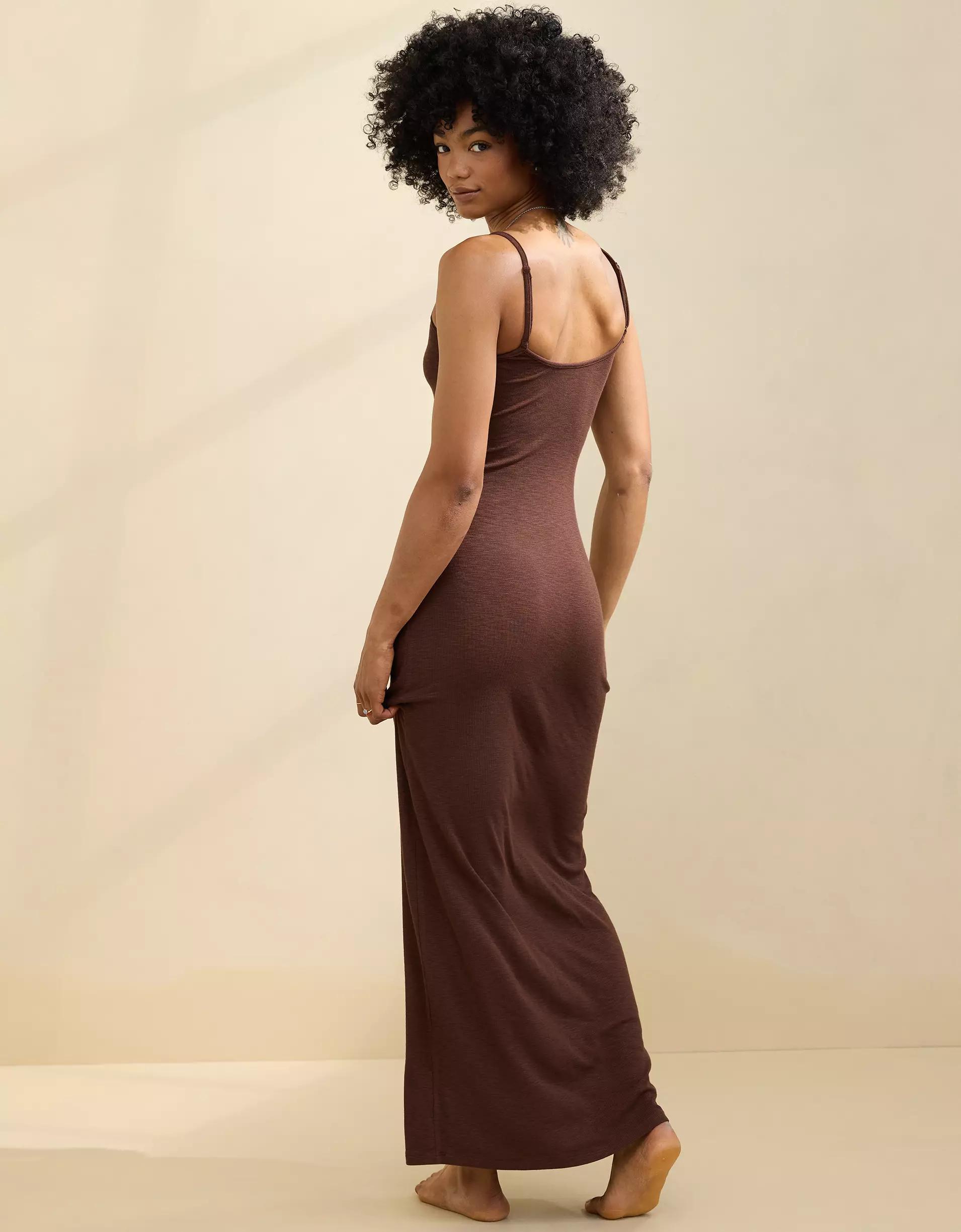 Aerie Real Soft Stretch Bodycon Maxi Dress Product Image
