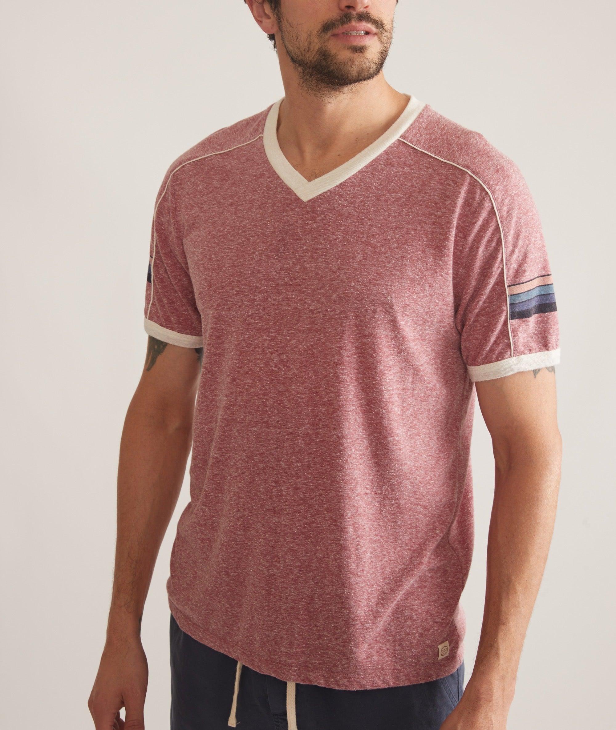 Varsity V Neck Tee Product Image
