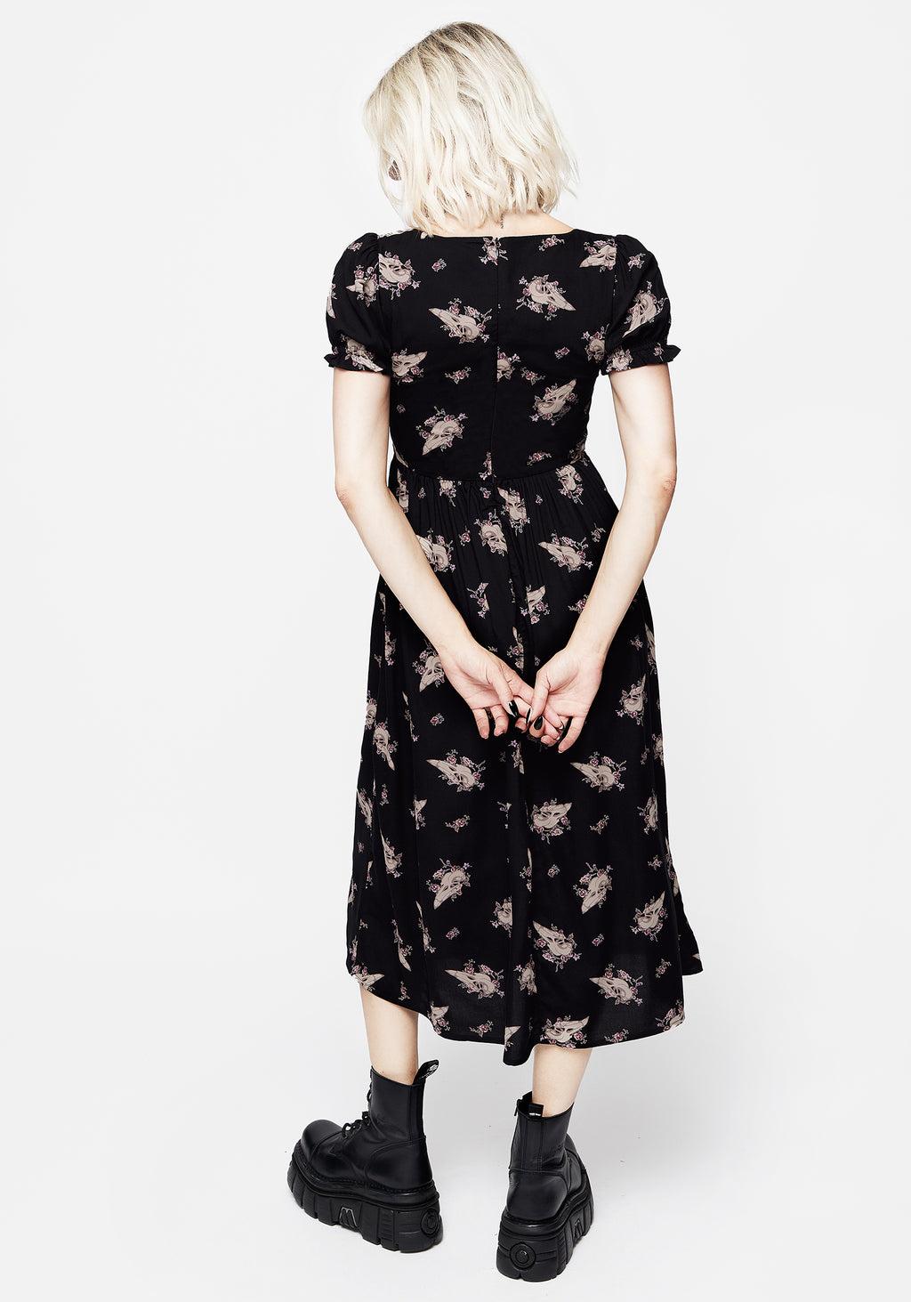 Carrion Puff Sleeve Midi Dress Product Image