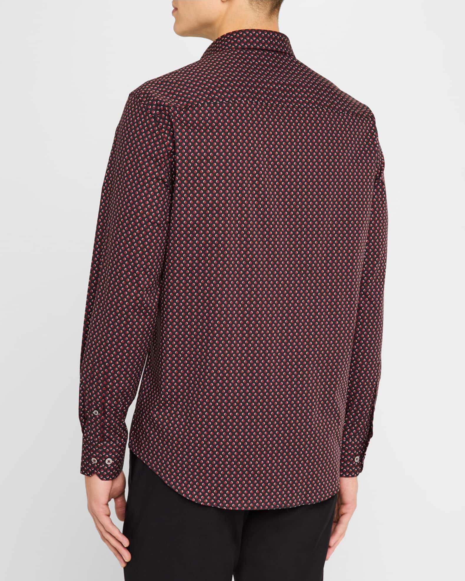Mens Julian Dot-Print Sport Shirt Product Image