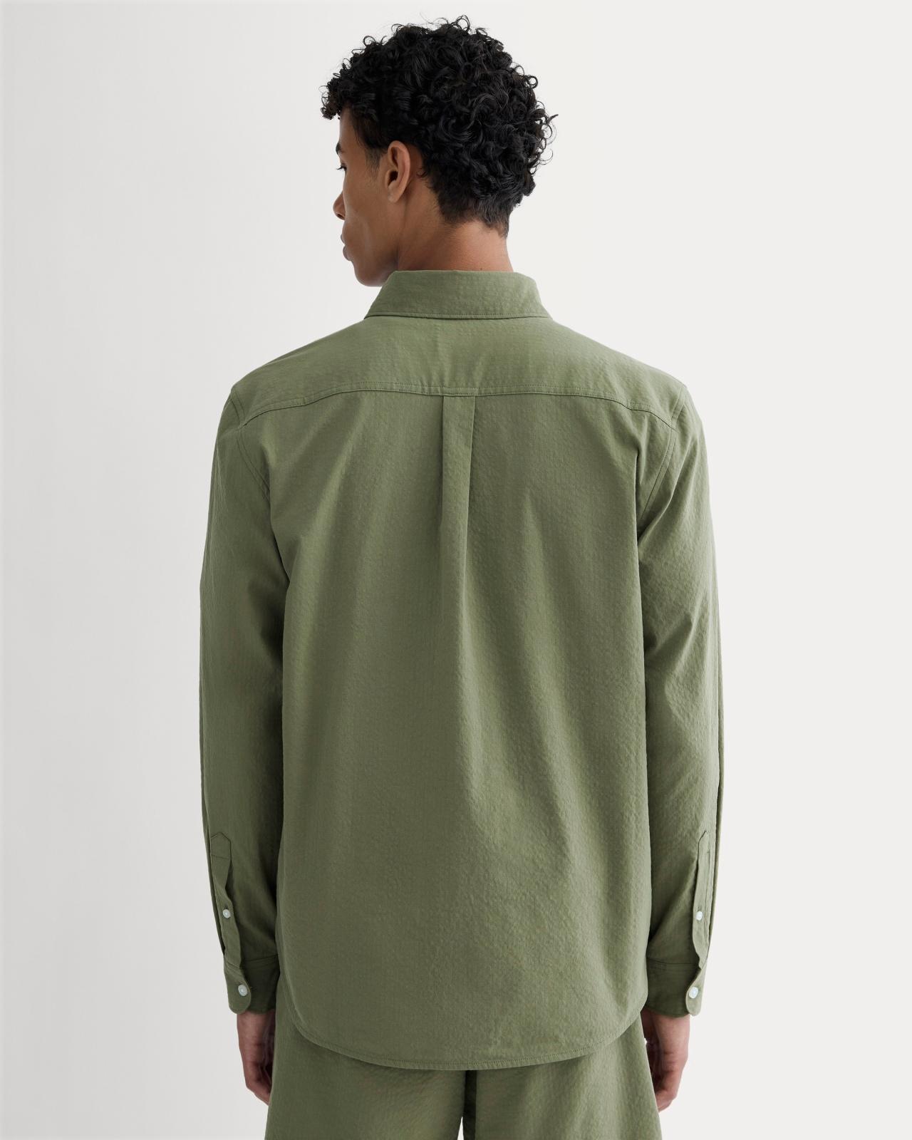 Mens Seersucker Long-Sleeve Shirt by Everlane Product Image