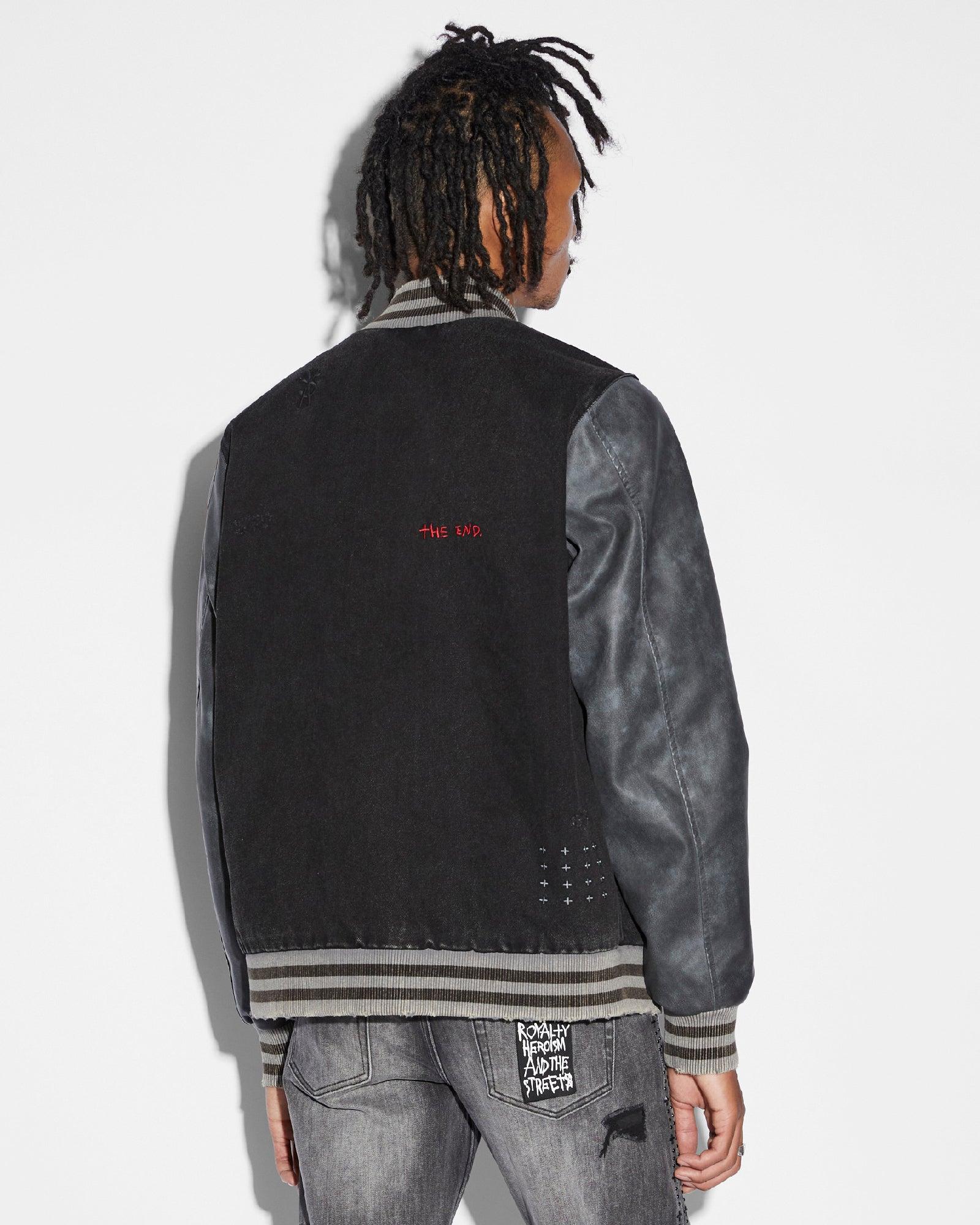 SKRIBED KING JACKET BLACK Male Product Image