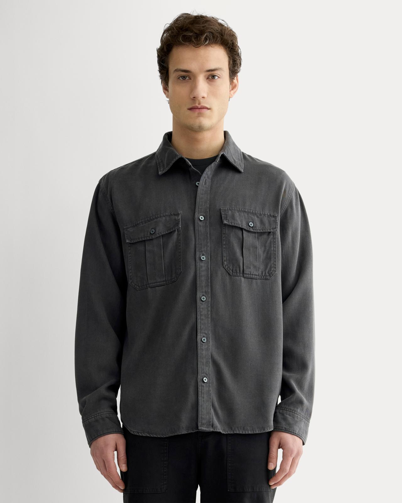 Mens Utility Shirt Jacket in Buttersoft by Everlane Product Image