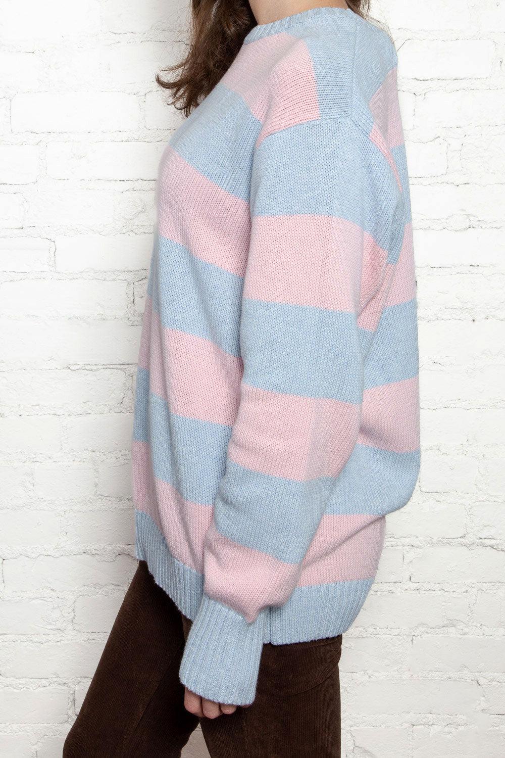 Brianna Cotton Thick Stripe Sweater Product Image