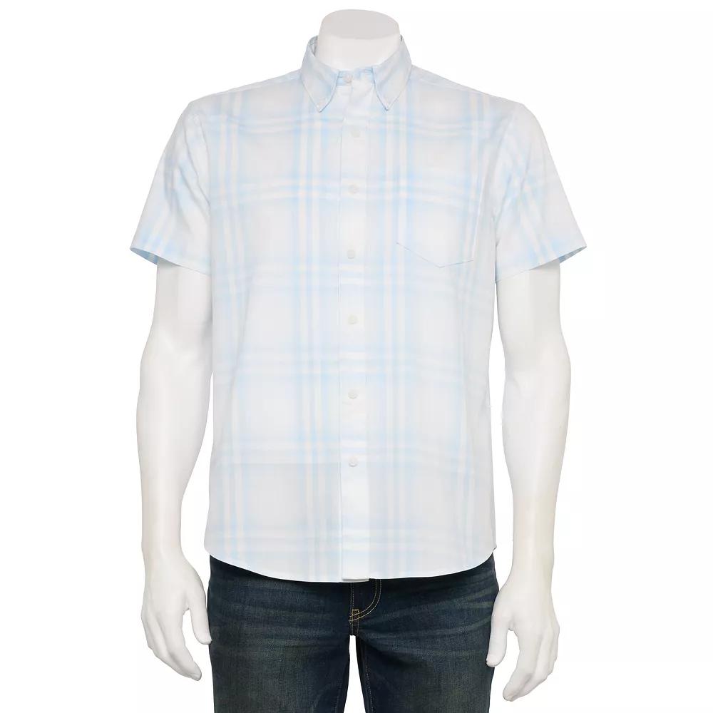 Men's Sonoma Goods For Life® Adaptive Short Sleeve Perfect Length Shirt,  Product Image