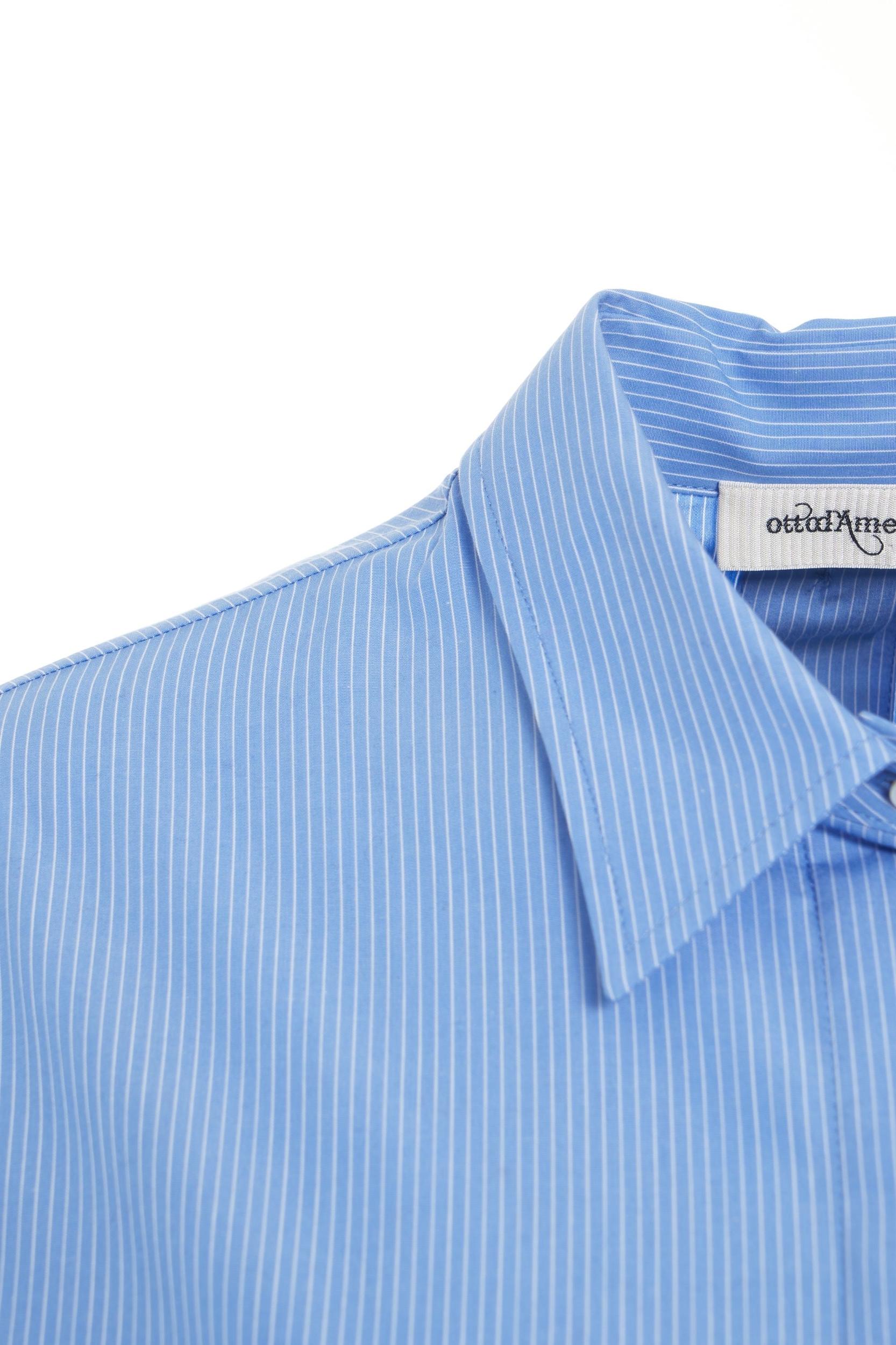 Striped blouse with waist belt Product Image