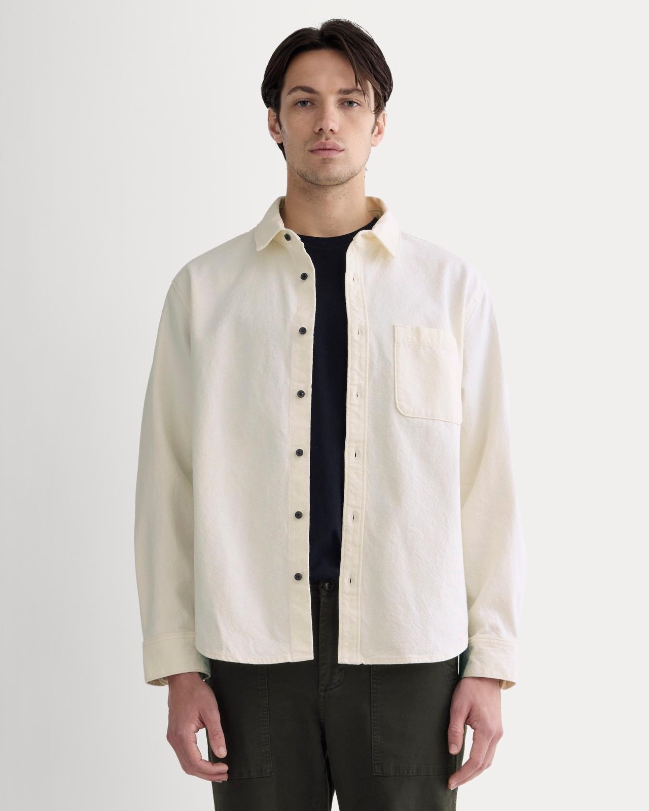 Mens Canvas Organic Cotton Overshirt Sweater by Everlane Product Image