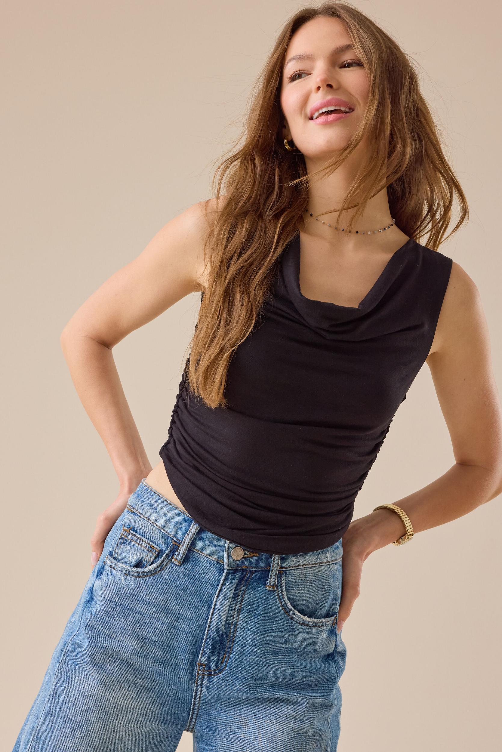 Alaya Cowl-Neck Top Product Image