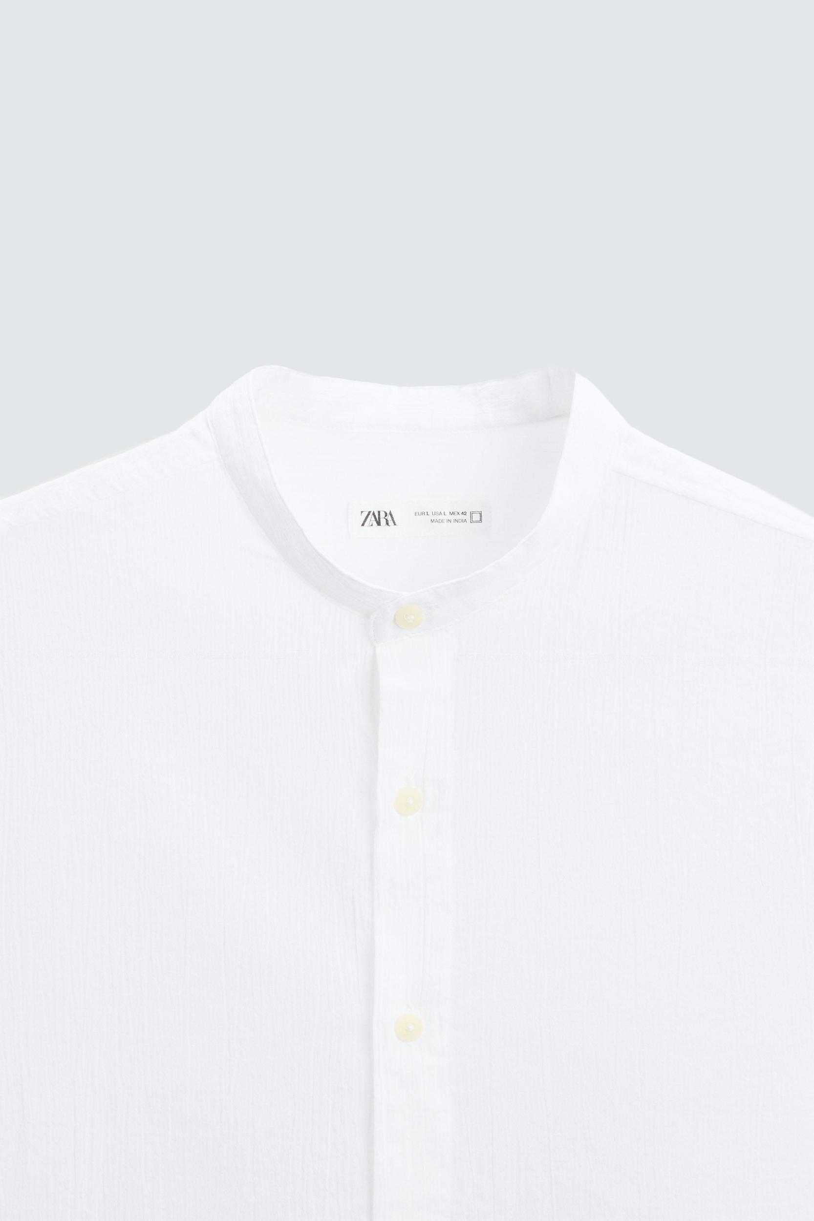 WRINKLED LOOK SHIRT Product Image