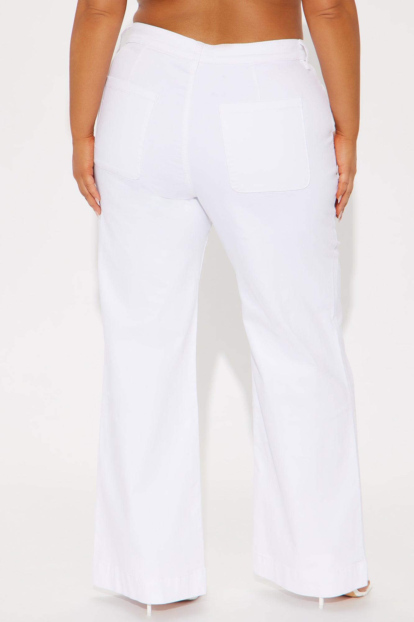Margot Stretch Trouser Jeans - White Female Product Image