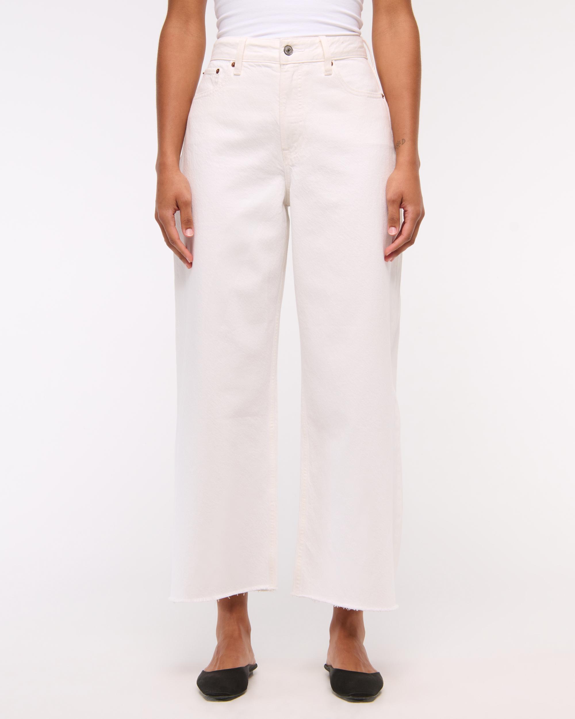 Curve Love High Rise Cropped Wide Leg Jean Product Image