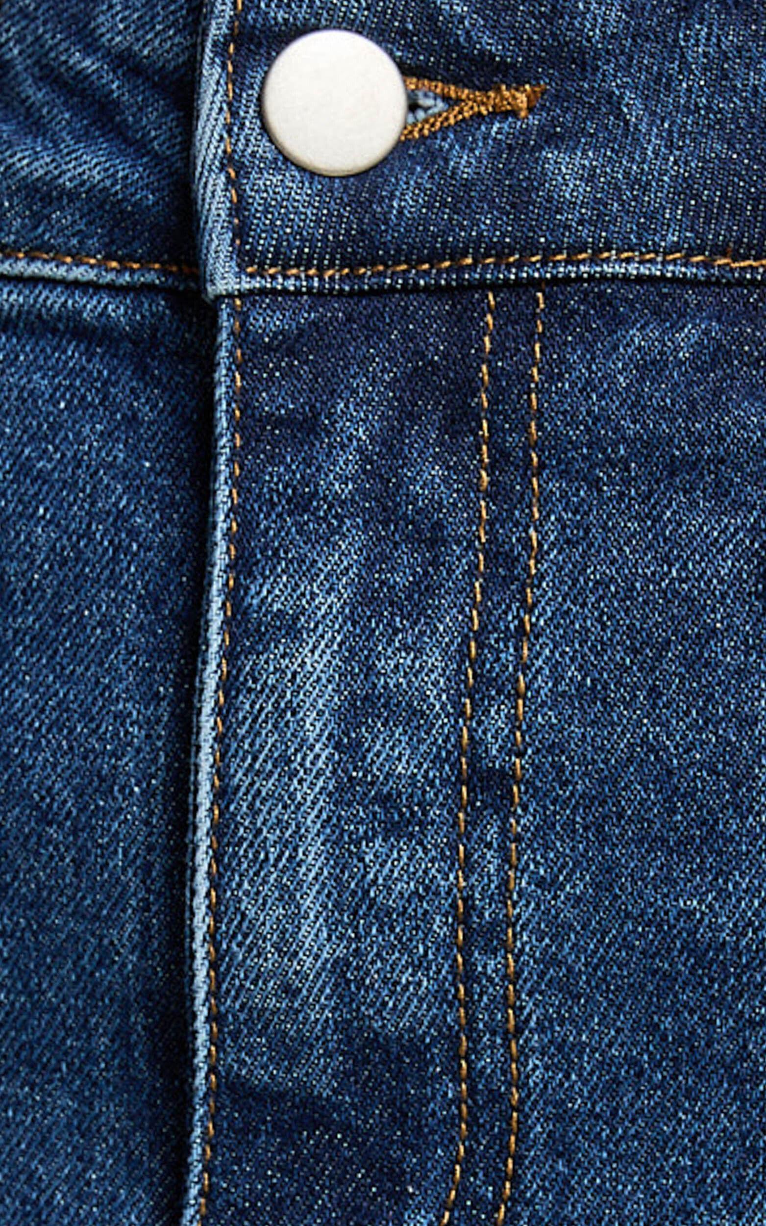 Tilda Jeans - High Waist Flare Denim Jeans in Dark Blue Wash Product Image