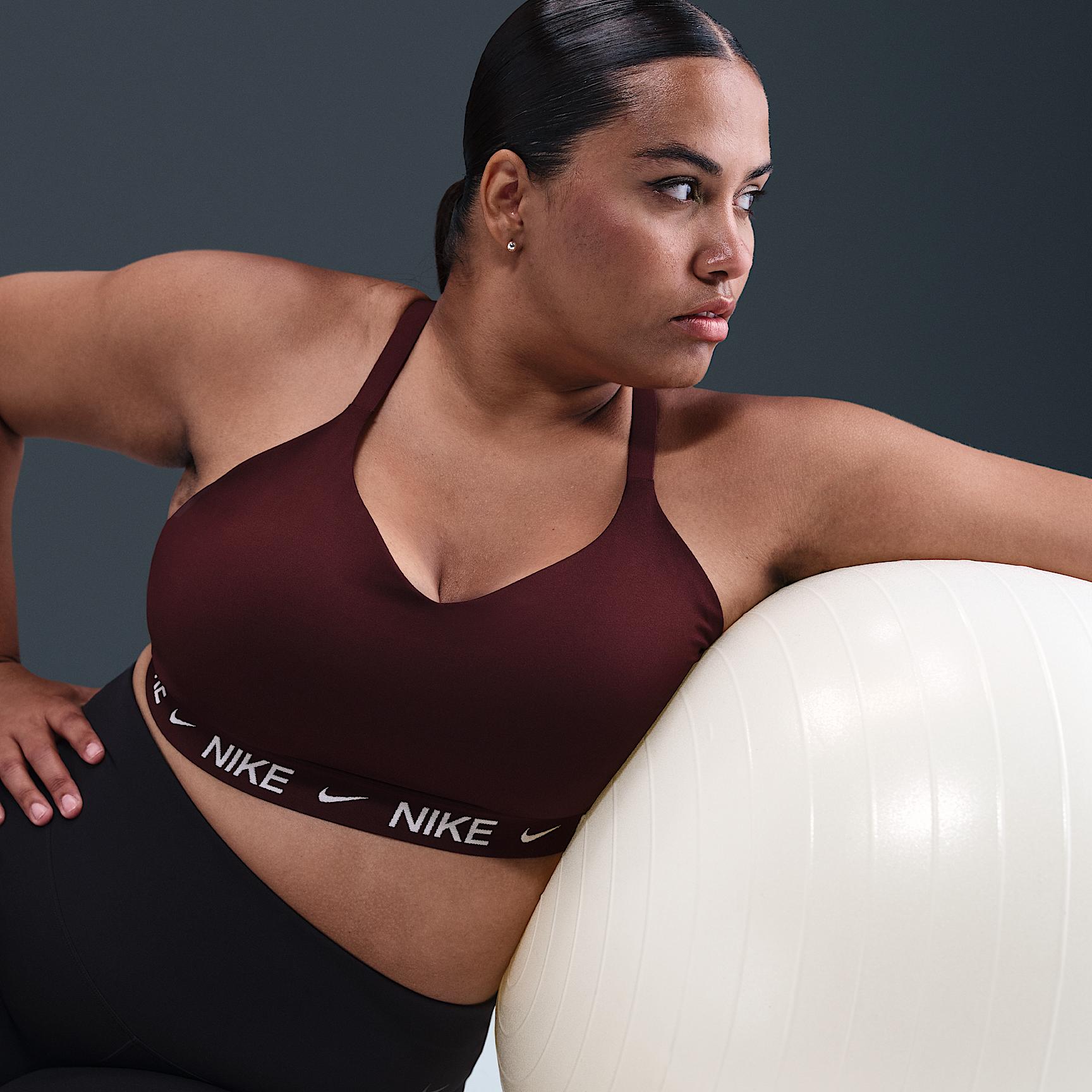 Nike Womens Indy Light Support Padded Adjustable Sports Bra (Plus Size) | FD1064-653 Product Image