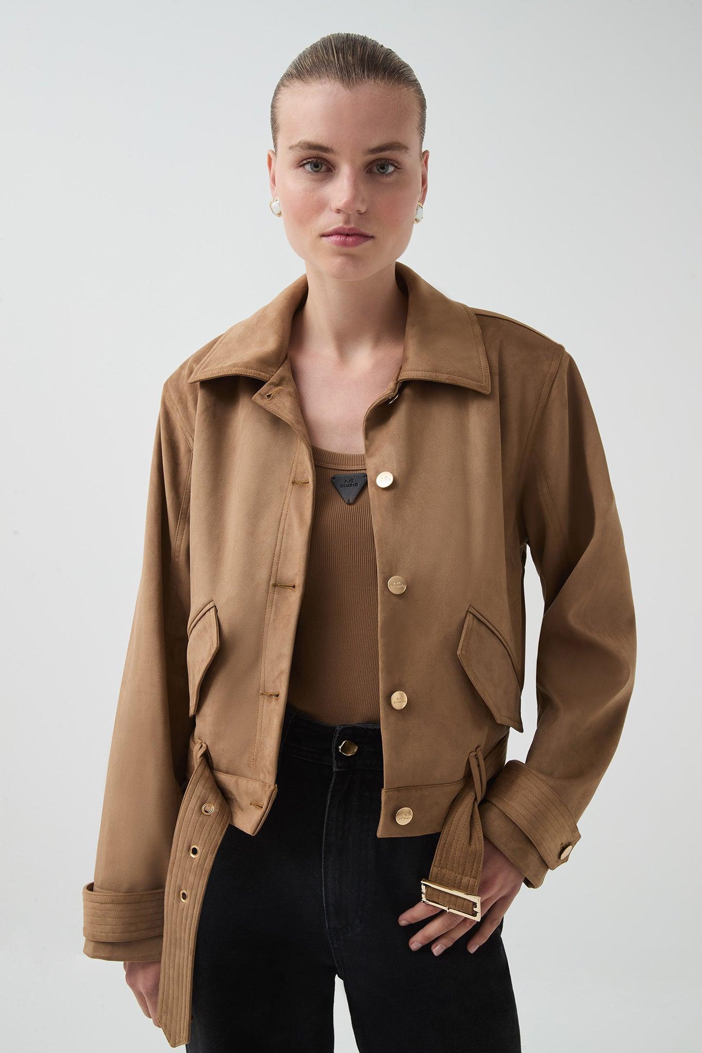 Calyx Vegan Suede Jacket Product Image