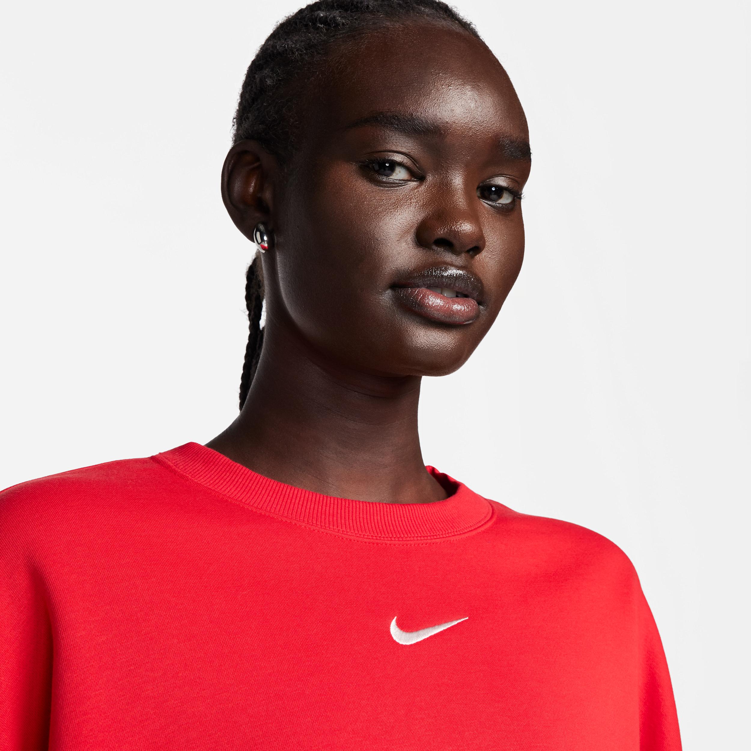 Womens Nike Sportswear Phoenix Fleece Oversized Crewneck Sweatshirt Product Image