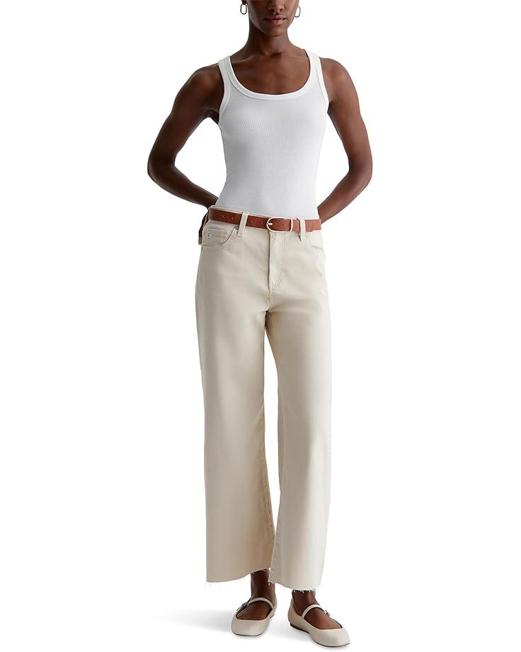 Saige Mid-Rise Wide Leg in Opal Stone Product Image