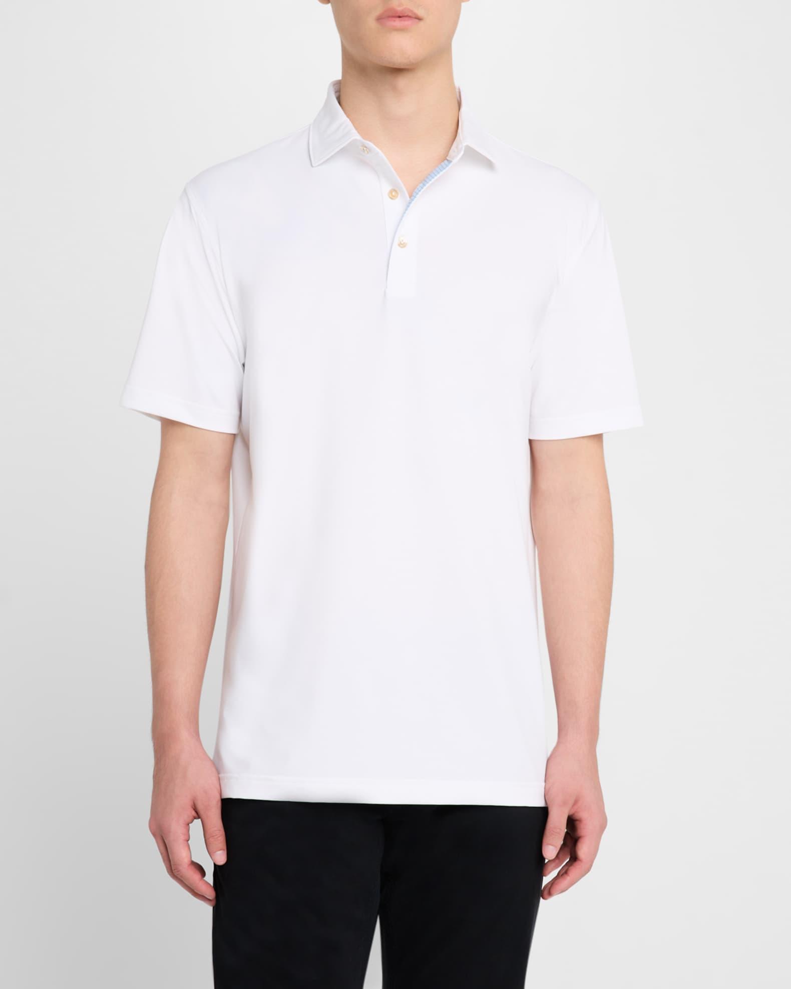 Men's Performance Stretch Jersey Polo Shirt Product Image