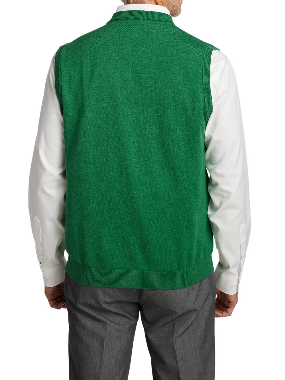 Supima Cotton Vest - Green Product Image