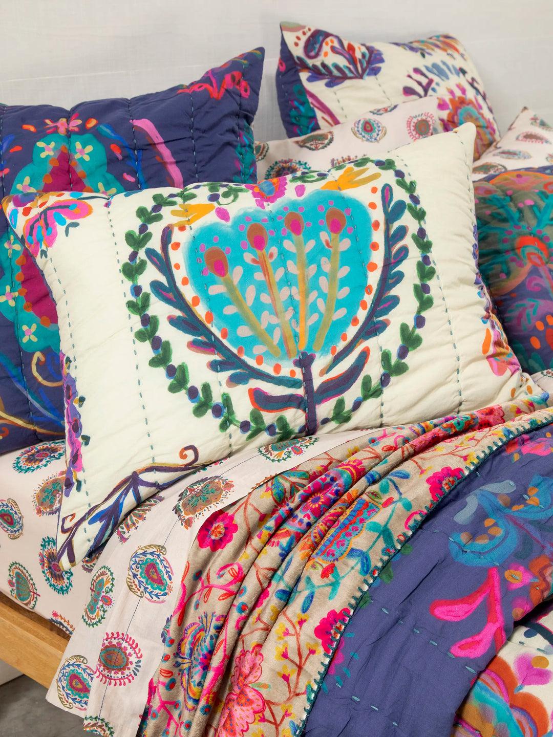 Bungalow Reversible Cotton Euro Sham Product Image